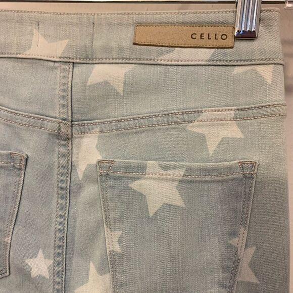 Cello Star Printed High Rise Flare new no tag - Picture 2 of 5
